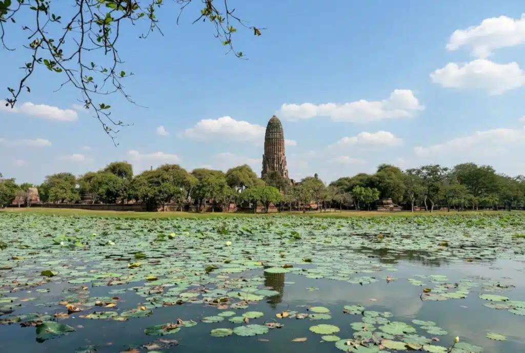 Wat Phra Ram from Distance